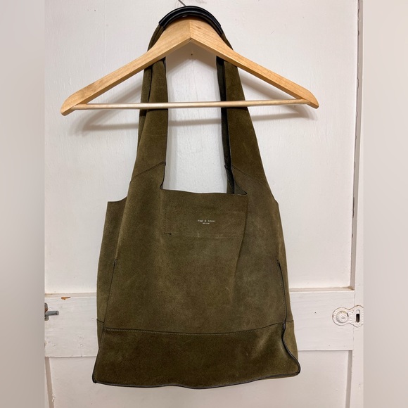 rag & bone Handbags - rag & bone Olive Green Shoulder Bag